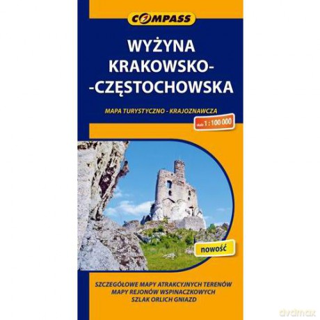 Wyżyna Krakowsko-Częstochowska - 1:100 000 + 13 szczegółowych mapek [KSIĄŻKA]