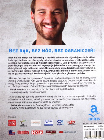 Bez rąk, bez nóg, bez ograniczeń! [KSIĄŻKA]
