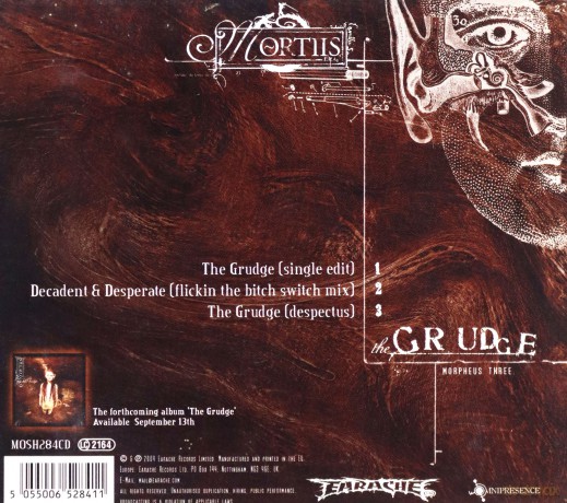 Mortiis: The Grudge (singiel) (digipack) [CD]