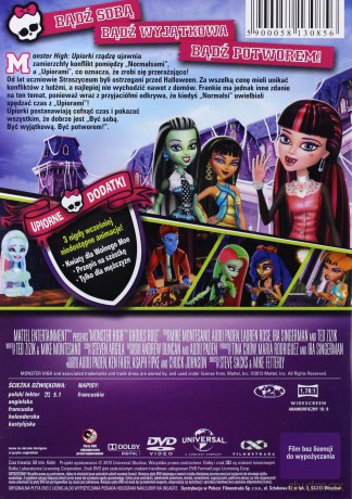 Monster high: Upiorki rządzą [DVD]