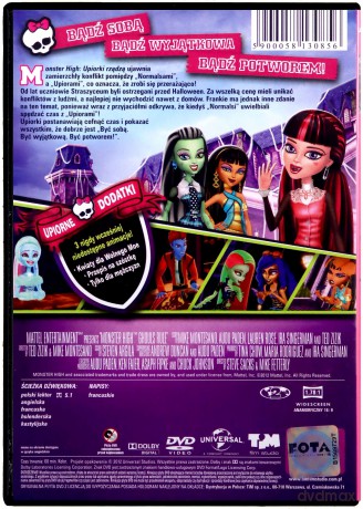 Monster high: Upiorki rządzą [DVD]