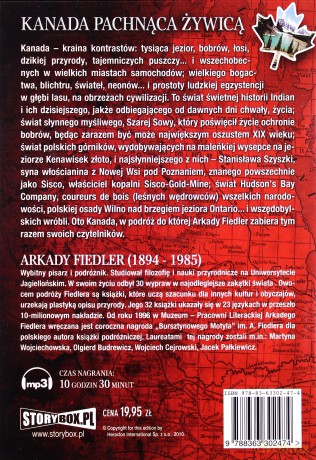 Kanada pachnąca żywicą - Fiedler Arkady [AUDIOBOOK] [CD-MP3]  