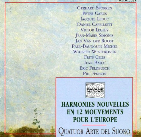 Harmonies Nouvelles for Europe [CD]