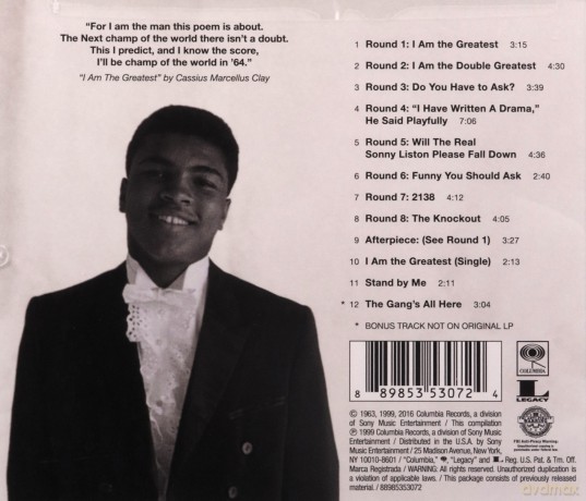 Cassius Clay: I Am The Greatest! [CD]
