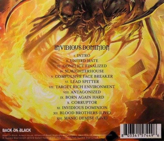 Malevolent Creation: Invidious Dominion [CD]