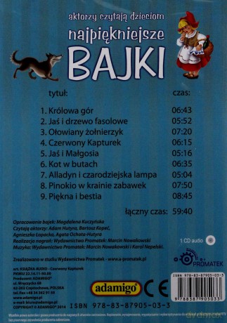 Czerwony Kapturek i inne bajki [AUDIOBOOK] [CD-MP3]