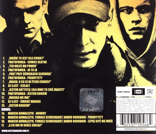 Jesteś Bogiem soundtrack [CD]