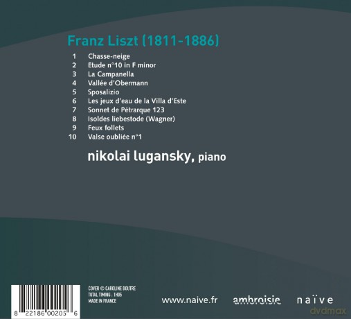 Nikolai Lugansky: Liszt (digipack) [CD]