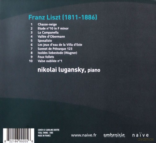 Nikolai Lugansky: Liszt (digipack) [CD]