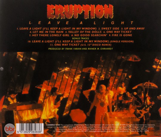 Eruption: Leave A Light -Expanded- [CD]