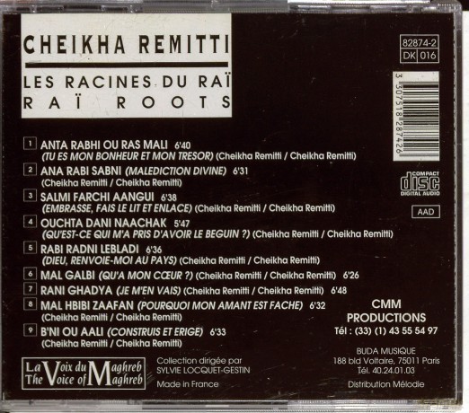 Cheikha Remitti: Les Racine Du Rai/Rai Roots [CD]