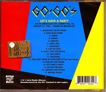 Go-Go's: Let's Have a Party: Live at Em [CD]