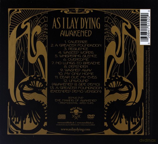 As I Lay Dying: Awakened Limited Edition (digipack) [CD]+[DVD]