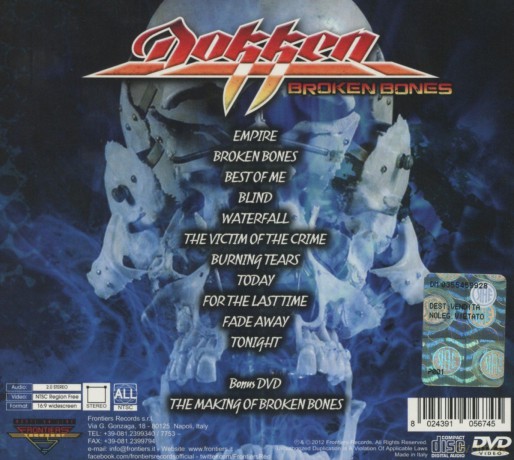 Dokken: Broken Bones Limited Edition (digipack) [CD]+[DVD]
