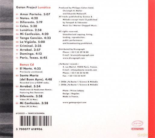 Gotan Project: Lunatico [2CD]