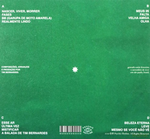 Tim Bernardes: Mil Coisas Invisiveis [CD]