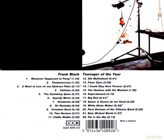 Frank Black: Teenager Of The Year [CD]