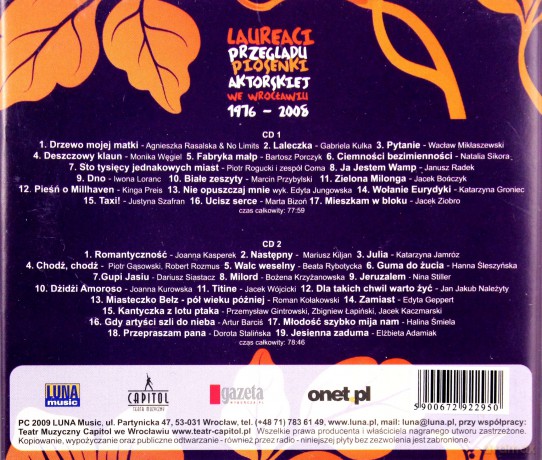 Laureaci Ppa We Wrocławiu 1976-2008 (2009) [2CD]