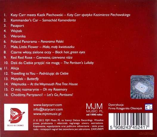 Katy Carr: Paszport [CD]