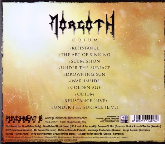 Morgoth: Odium [CD]