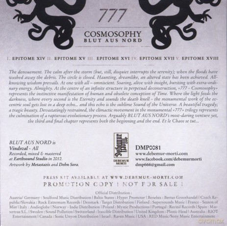 Blut Aus Nord: 777 Cosmosophy (digipack) [CD]