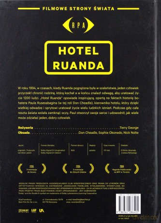 Hotel Ruanda (Filmowe Strony Świata) (booklet) [DVD]