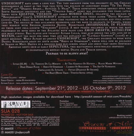 Undercroft: Ruins Of Gomorrah [CD]