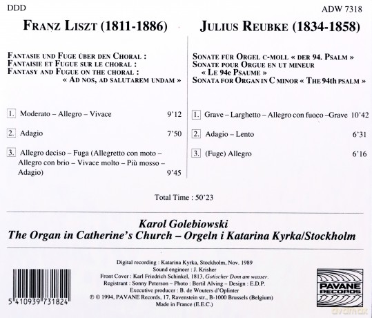 Karol Golebiowski: Organ Works [CD]