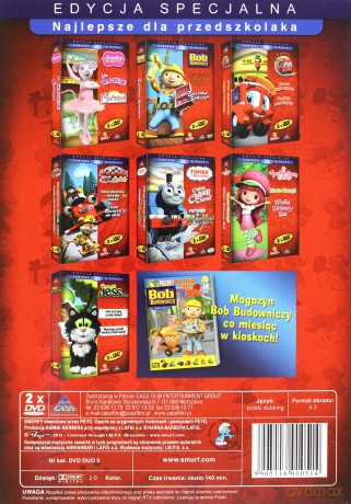 Smerfy [dwupak]: Kłopoty Pracusia / Czarodziejski worek św. Mikołaja Box [2DVD]