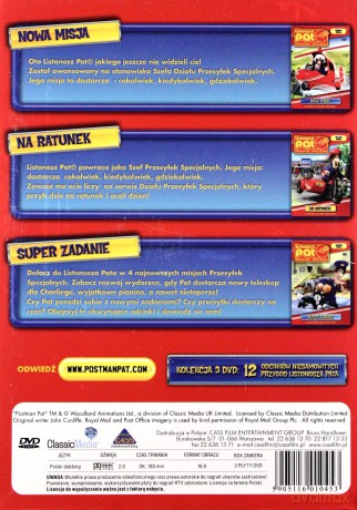 Listonosz Pat: Przesyłki Specjalne: Nowa misja / Super zadanie / Na ratunek [BOX] [3DVD]