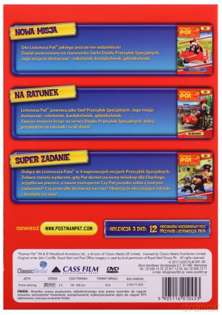 Listonosz Pat: Przesyłki Specjalne: Nowa misja / Super zadanie / Na ratunek [BOX] [3DVD]