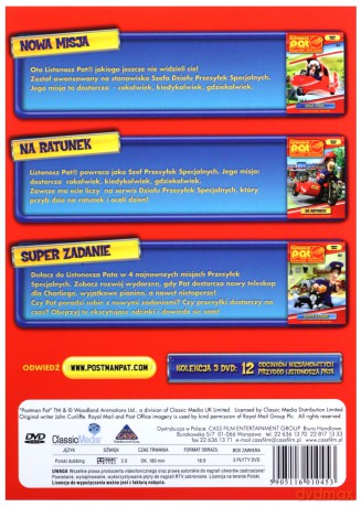 Listonosz Pat: Przesyłki Specjalne: Nowa misja / Super zadanie / Na ratunek [BOX] [3DVD]