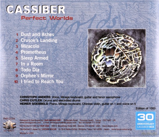 Cassiber: Perfect World [CD]
