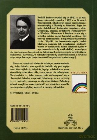 Sztuka wychowania - Rudolf Steiner [KSIĄŻKA]