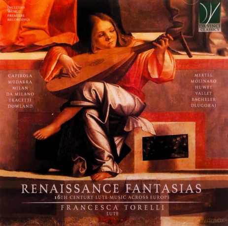Torelli, Francesca: Renaissance Fantasias - 16th Century Lute Music Across Europe [CD]