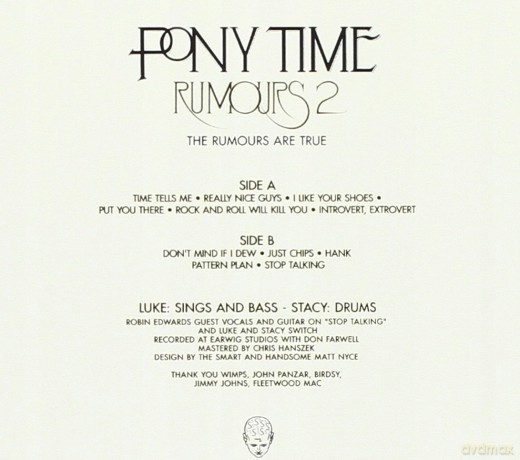 Pony Time: Rumours 2: The Rumours Are True [CD]