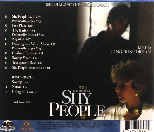 Tangerine Dream: Shy People: Original Motion Picture Soun [CD]