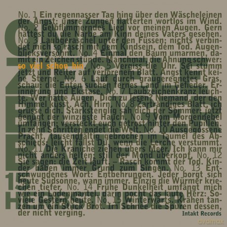 Omri Ziegele: So Viel Schon Hin 15 Herbstlieder [CD]