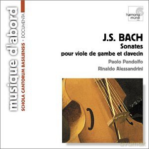 P. Pandolfo: Sonatas For Viola Da Gamba And Harpsichord Bwv 1027 - 1029 [CD]