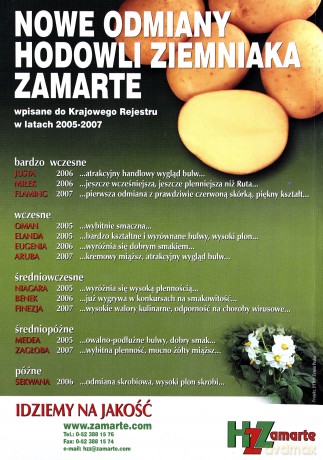 Katalog odmian ziemniaka 2007 - red. Jacek Chotkowski [KSIĄŻKA]