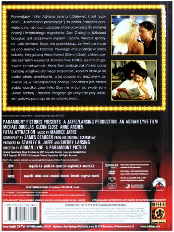 Fatalne zauroczenie (Złota Kolekcja Hollywood 19) (booklet) [DVD]