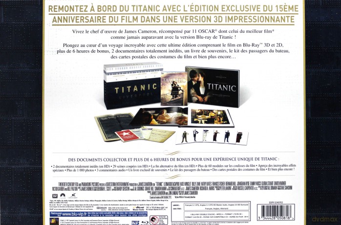Titanic Limitowane Wydanie Kolekcjonerskie 3D [2xBlu-ray 3D]+[2xBlu-Ray]