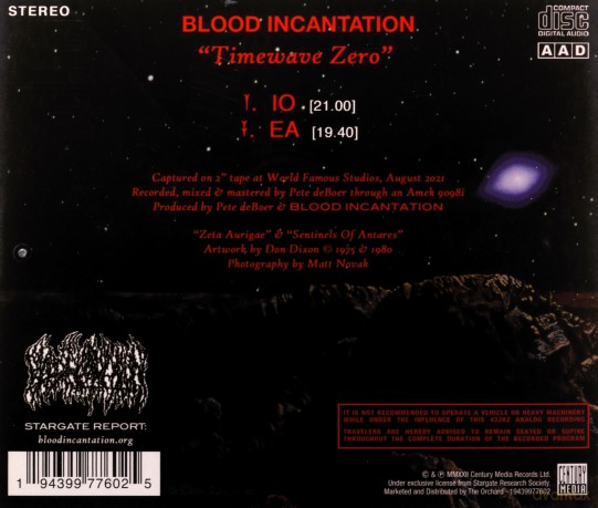 Blood Incantation: Timewave Zero [CD]