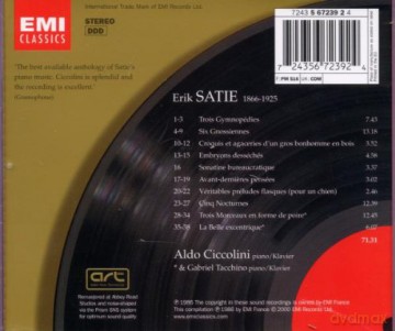 Ciccolini: Groc-Piano Music [CD]
