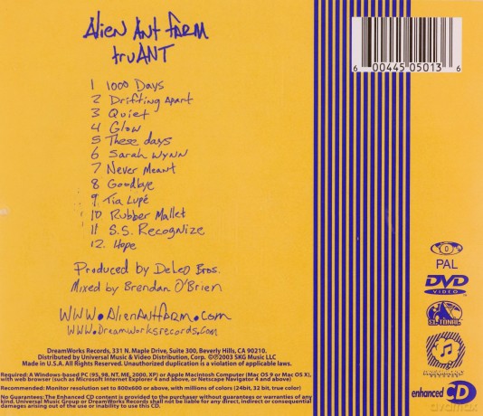 Alien Ant Farm: Truant [2CD]