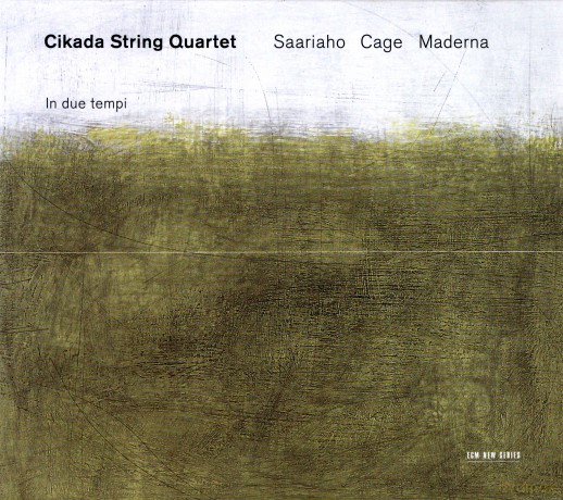 Cikada String Quartet: Saariaho/Cage/Maderna [CD]