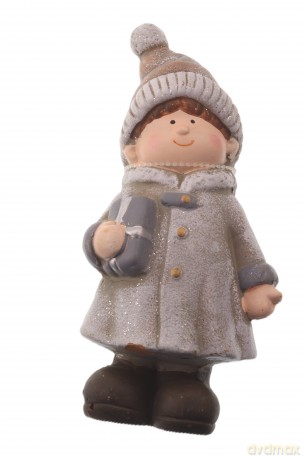 Figurka chłopca Świąteczna [FIGURKA]