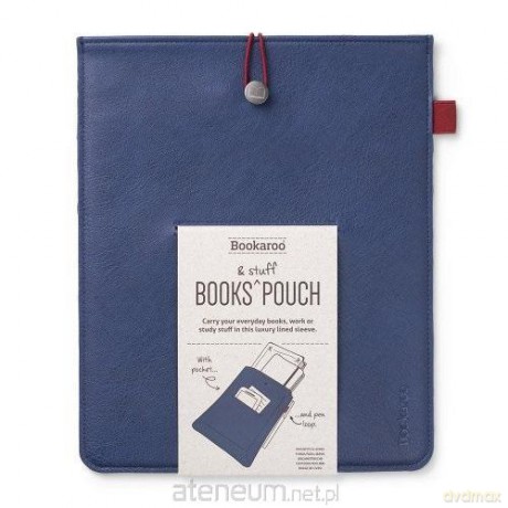 Bookaroo Books&Stuff etui na książkę granatowe