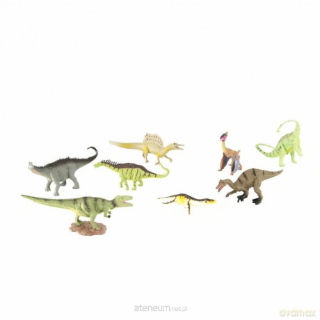 Zestaw dinozaurów w tubie 8 szt. [FIGURKA]