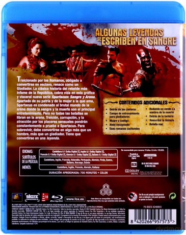 Spartacus: Blood and Sand Season 1 (Spartakus: Krew i piach) [4xBlu-Ray]